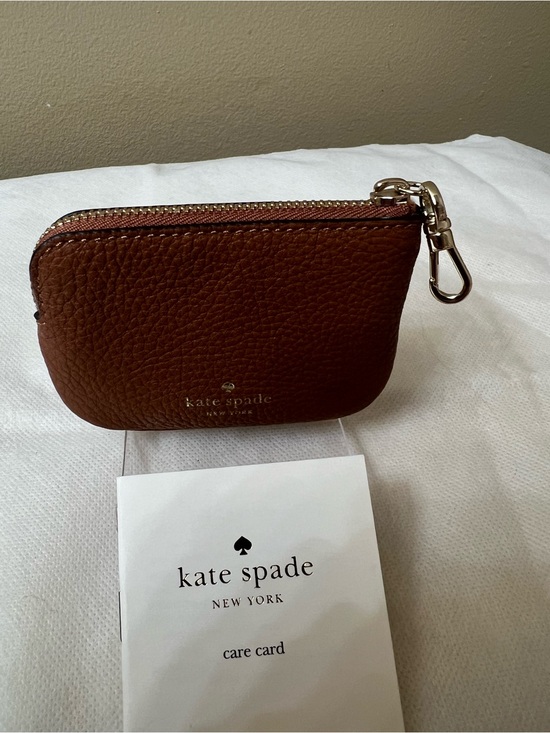 kate spade Handbags - Kate Spade Pebbled Leather Zip Coin Pouch New
